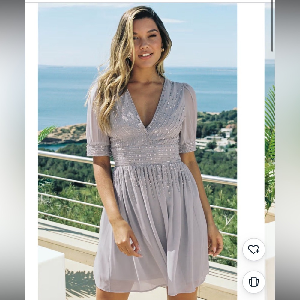 Lipsy sequin embellished mini dress NEW WITH TAGS!